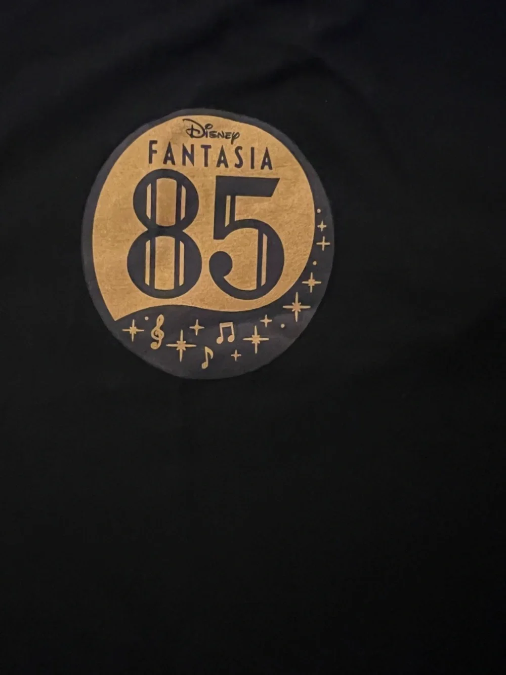 NWT 2026 Disneyland Park's XL Fantasia Mickey Sorcerer V-Neck Graphic Tee - Picture 6 of 6